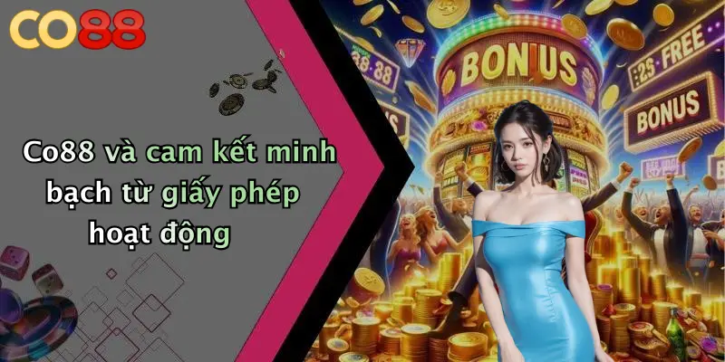 Co88 và cam kết minh bạch từ giấy phép hoạt động