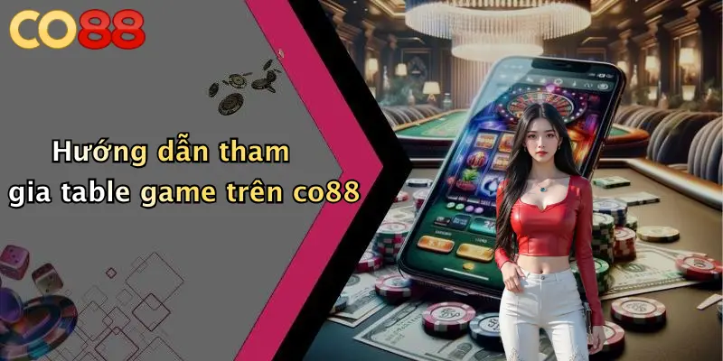 Hướng dẫn tham gia table game trên co88
